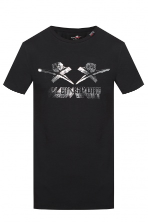 T-shirt with a printed logo, zdjęcie 1 T-shirt with a printed logo od Plein Sport